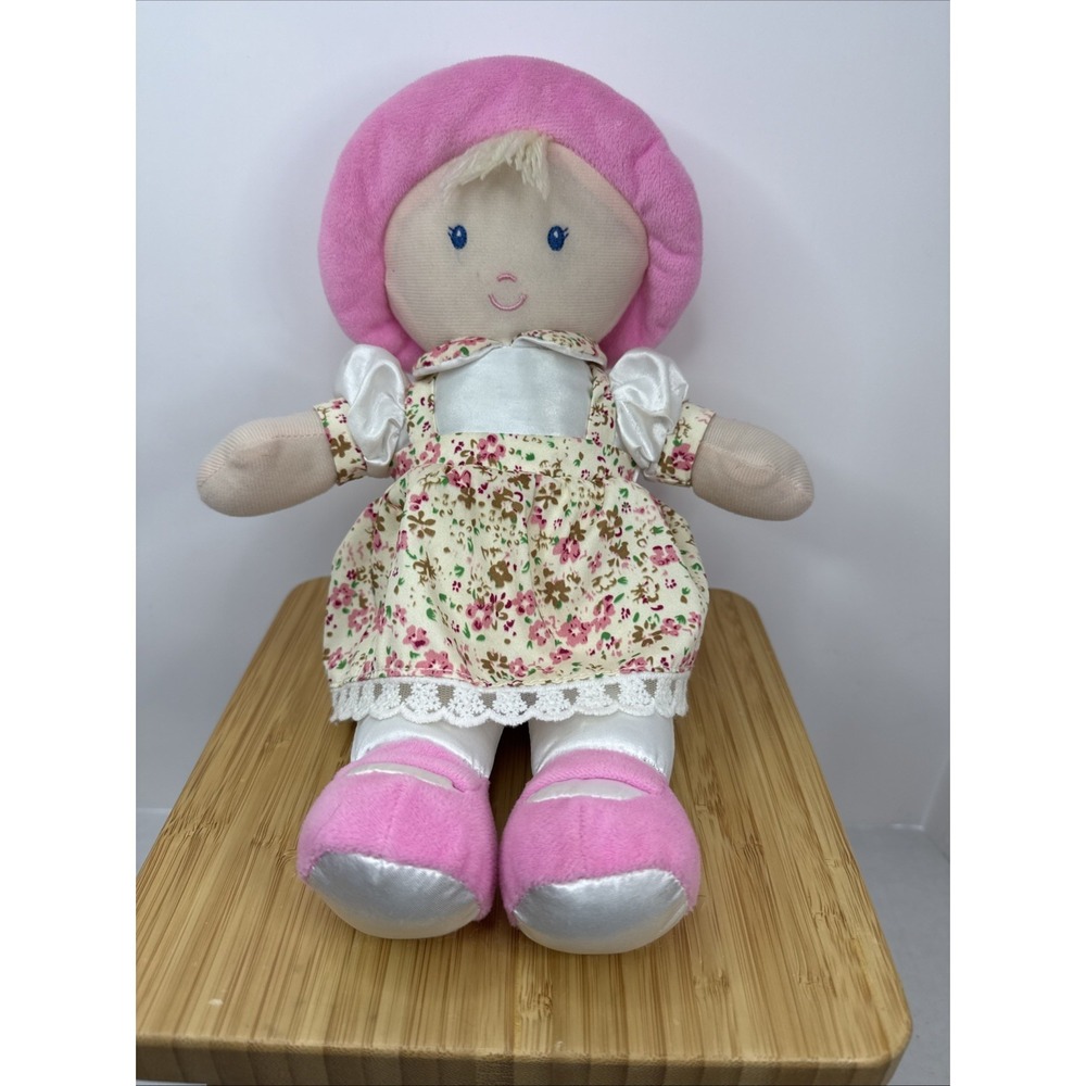 Kids Preferred My 1st First Baby Doll 2021 Pink Hat‎ Floral Dress Blonde Hair